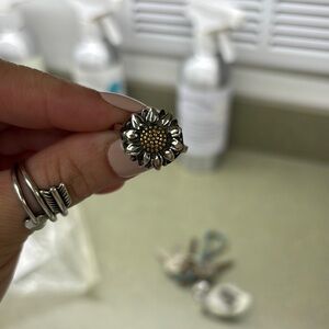 Silver & Gold James Avery Sunflower Ring